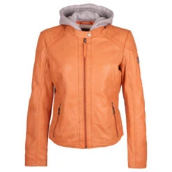 Gipsy (by Mauritius) Damen Lederjacke April Apricot 8 Gipsy (by Mauritius) Damen Lederjacke April Apricot -Modebekleidungs Geschäft gipsy april women biker lederjacke apricot 9876