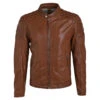 Gipsy (by Mauritius) Herren Lederjacke Donnie Dark Cognac