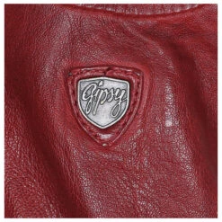 Gipsy (by Mauritius) Damen Lederjacke Ammy Dark Red -Modebekleidungs Geschäft gipsy jacke rot logo