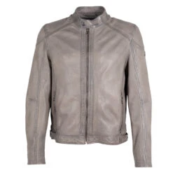 Gipsy (by Mauritius) Herren Lederjacke Duuk Grey