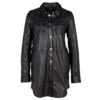 Gipsy (by Mauritius) Damen Ledermantel Miha Black