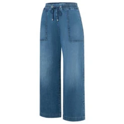 MAC Culotte 7/8 Jeans Fancy Random Washed -Modebekleidungs Geschäft jeans mac culotte casual denim blau D447 ansicht