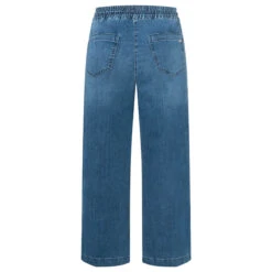 MAC Culotte 7/8 Jeans Fancy Random Washed -Modebekleidungs Geschäft jeans mac culotte casual denim blau D447 ansicht hinten