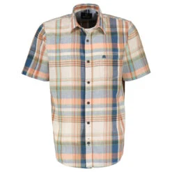 Lerros Herren 1/2 Arm Hemd Broken White Check