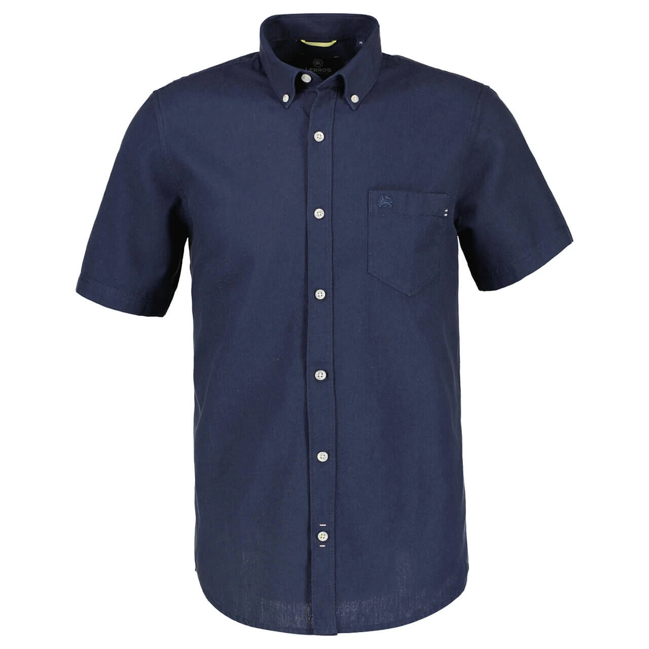 Lerros Herren 1/2 Arm Hemd Vintage Marine Blue 1 Lerros Herren 1/2 Arm Hemd Vintage Marine Blue