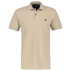 Lerros Herren Piqué Poloshirt Light Dune Beige