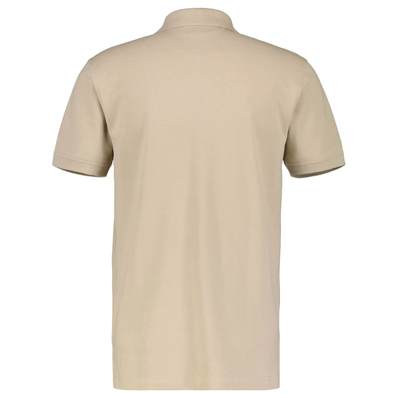 Lerros Herren Piqué Poloshirt Light Dune Beige 2 Lerros Herren Piqué Poloshirt Light Dune Beige – Bild 2