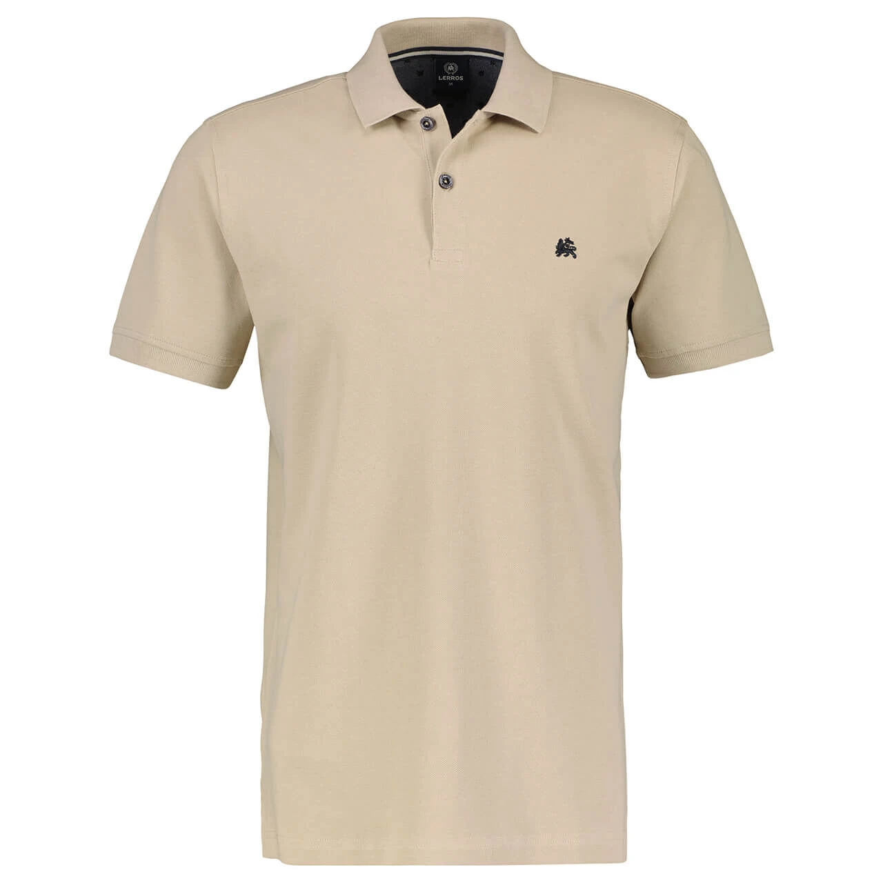 Lerros Herren Piqué Poloshirt Light Dune Beige 1 Lerros Herren Piqué Poloshirt Light Dune Beige
