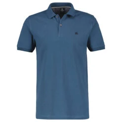 Lerros Herren Piqué Poloshirt Storm Blue