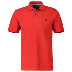 Lerros Herren Piqué Poloshirt Lava Red