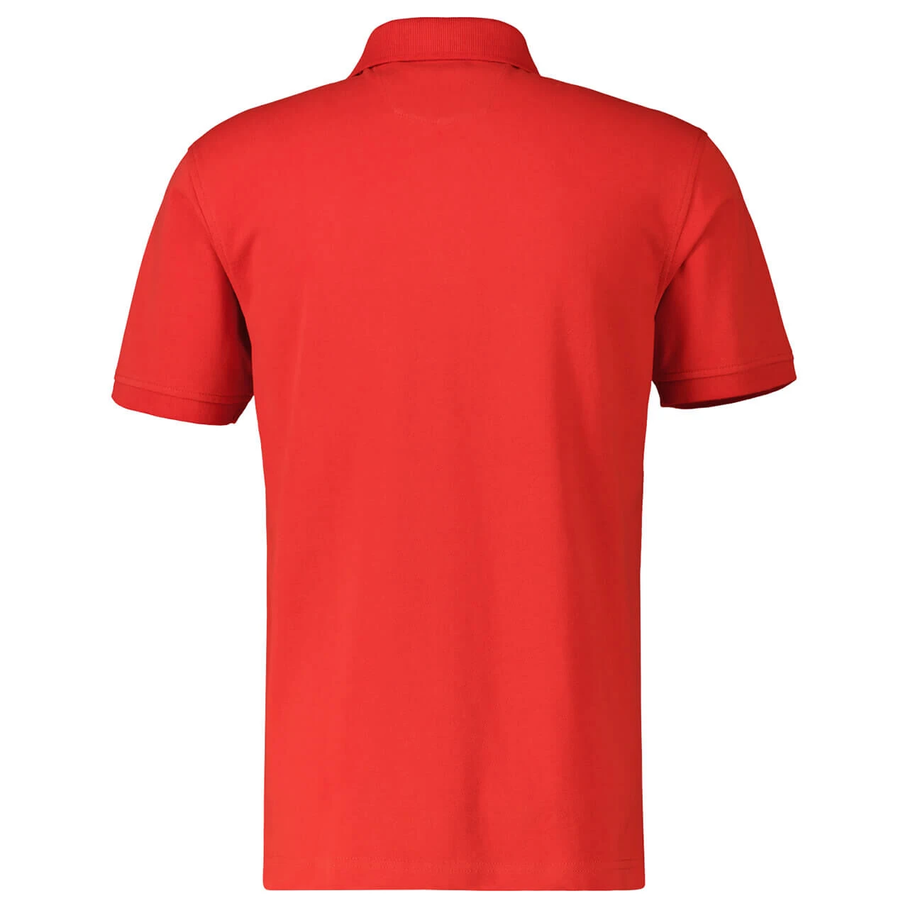 Lerros Herren Piqué Poloshirt Lava Red 2 Lerros Herren Piqué Poloshirt Lava Red – Bild 2