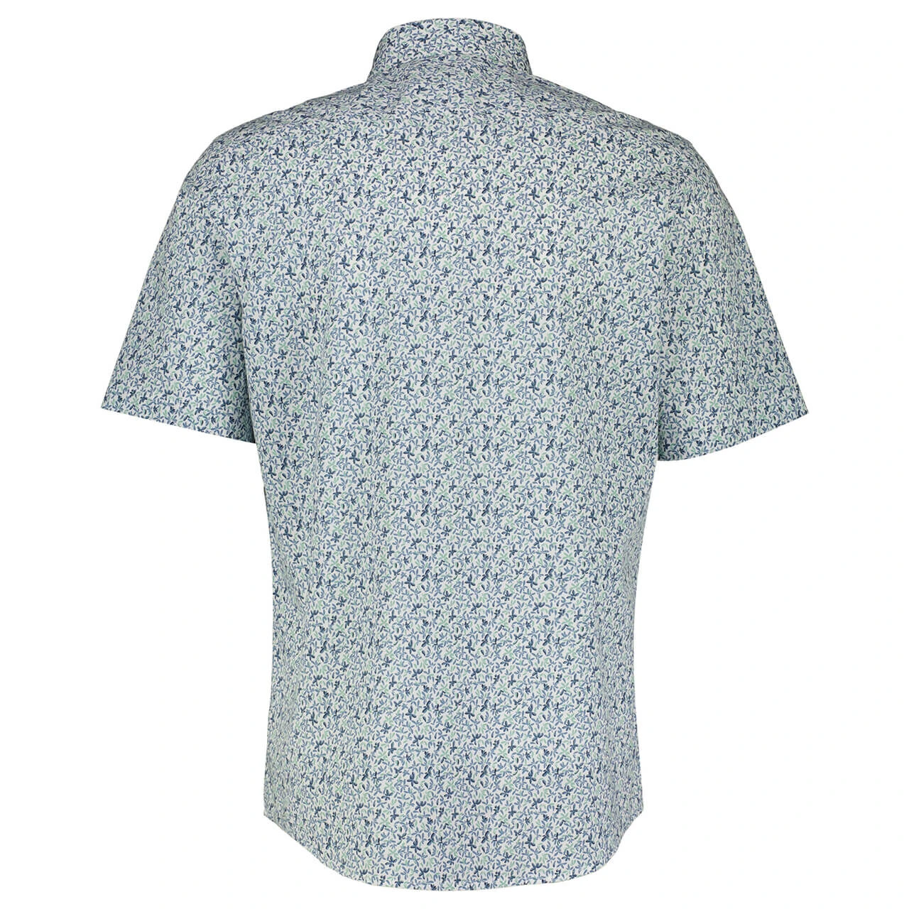 Lerros Herren 1/2 Arm Hemd Vintage White Flower 2 Lerros Herren 1/2 Arm Hemd Vintage White Flower – Bild 2
