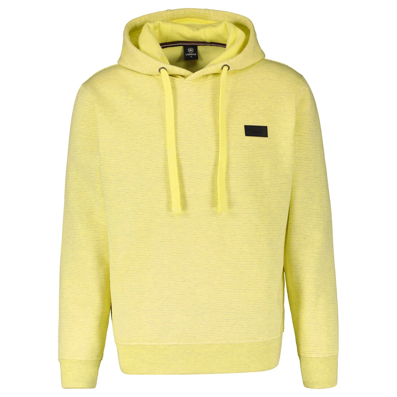 Lerros Herren Hoodie Sweatshirt Pure Lemon Fine Stripes 1 Lerros Herren Hoodie Sweatshirt Pure Lemon Fine Stripes