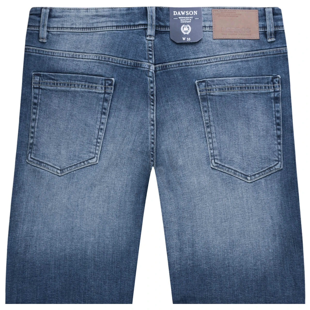 Lerros Dawson Jeans Bermuda Strong Blue 2 Lerros Dawson Jeans Bermuda Strong Blue – Bild 2