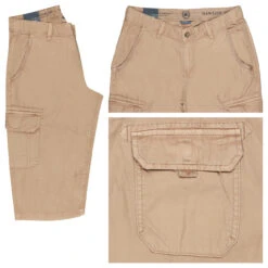 Lerros Dawson 3/4 Cargo Baumwollhose Dune Beige