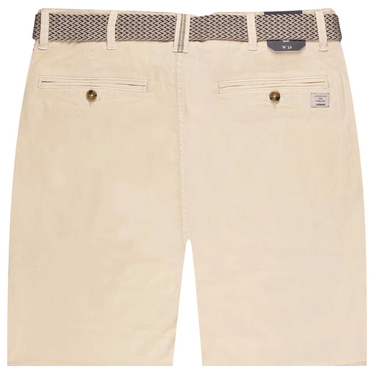 Lerros Dawson Baumwoll Bermuda Pale Beige 2 Lerros Dawson Baumwoll Bermuda Pale Beige – Bild 2