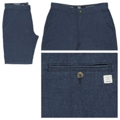 Lerros Dawson Leinen Bermuda Soft Navy Blue