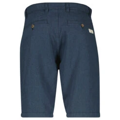 Lerros Dawson Leinen Bermuda Soft Navy Blue -Modebekleidungs Geschäft lerros jeans dawson hose kurz blau 485 ansicht hinten