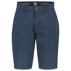 Lerros Dawson Leinen Bermuda Soft Navy Blue -Modebekleidungs Geschäft lerros jeans dawson hose kurz blau 485 ansicht vorne