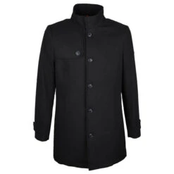 Lerros Herren Mantel Black