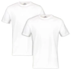 Lerros Herren T-Shirts Round Neck White