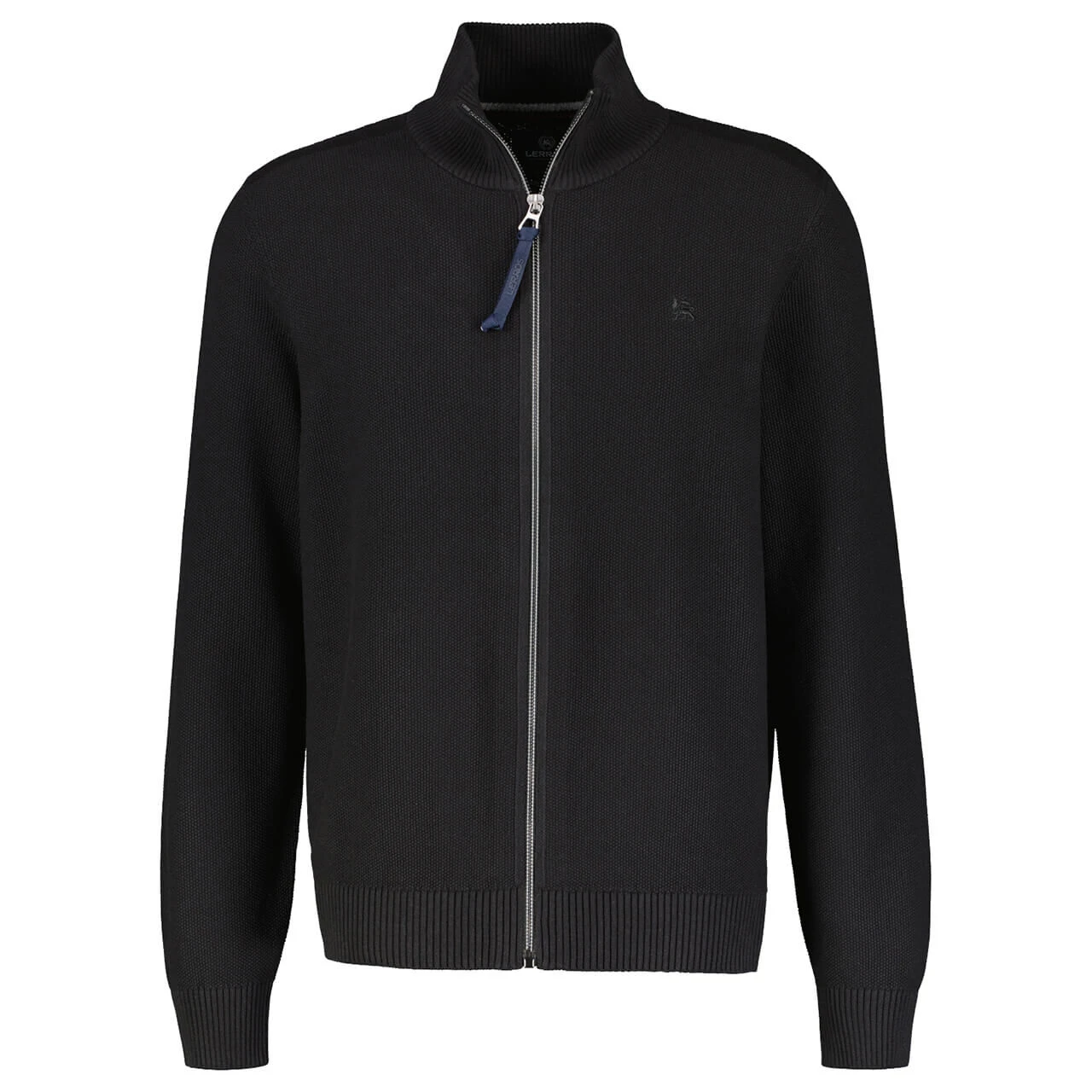 Lerros Herren Troyer Strickjacke Black 1 Lerros Herren Troyer Strickjacke Black