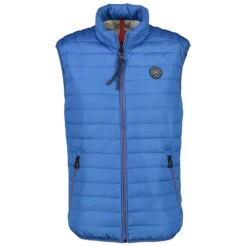 Lerros Herren Weste Light Atlantic Blue