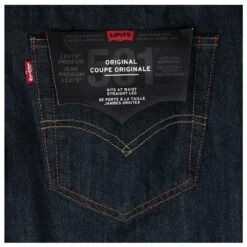 Levis Levi's® 501 Herren Jeans Darkblue 5 Levis Levi's® 501 Herren Jeans Darkblue -Modebekleidungs Geschäft levis jeans 501 bluestonewash 0162 detail