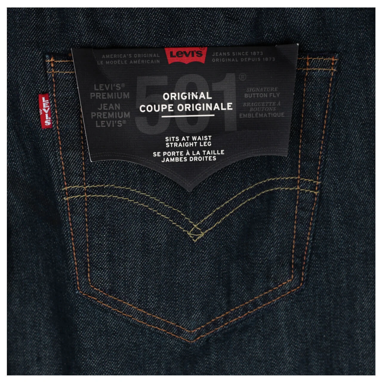 Levis Levi's® 501 Herren Jeans Darkblue 3 Levis Levi's® 501 Herren Jeans Darkblue – Bild 3