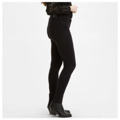 Levis Levi's® 711 Damen Jeans Skinny Black -Modebekleidungs Geschäft levis jeans 711 skinny black ansicht seite