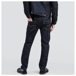 Levis Levi's® 502 Herren Jeans Dark Blue -Modebekleidungs Geschäft levis jeans schwarz hinten