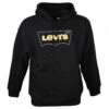 Levis Levi's® Herren Logo Hoodie Sweatshirt Black Yellow Print