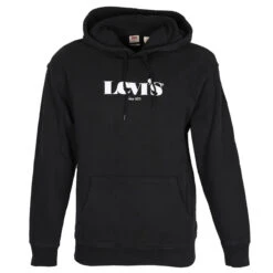 Levis Levi's® Herren Logo Hoodie Sweatshirt Mineral Black
