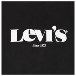 Levis Levi's® Herren Logo Hoodie Sweatshirt Mineral Black -Modebekleidungs Geschäft levis pullover schwarz 0039 logo