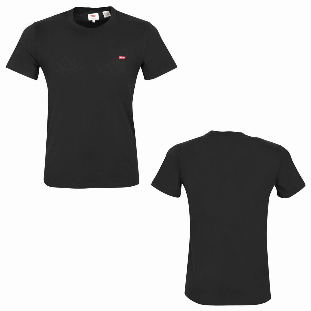 Levis Levi's® Herren Logo T-Shirt Pitch Black 3 Levis Levi's® Herren Logo T-Shirt Pitch Black – Bild 3