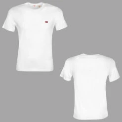 Levis Levi's® Herren Logo T-Shirt Clear White -Modebekleidungs Geschäft levis shirt herren white 0000 combijim2xbkyflr2s
