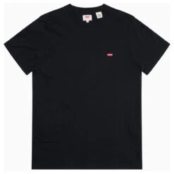 Levis Levi's® Herren Logo T-Shirt Pitch Black 12 Levis Levi's® Herren Logo T-Shirt Pitch Black -Modebekleidungs Geschäft levis t shirt basic schwarz ansicht vorne