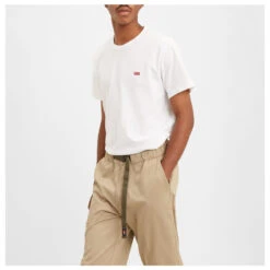 Levis Levi's® Herren Logo T-Shirt Clear White -Modebekleidungs Geschäft levis tshirt basic weiss ansicht frontal