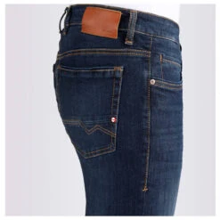MAC Arne Pipe Flexx Jeans Dark Blue -Modebekleidungs Geschäft mac arne pipe jeans darkblue h781 detail