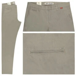 MAC Lennox Chinohose Green Tea Pattern