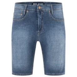 MAC Arne Bermuda Jeans Mid Blue Light Used Summer -Modebekleidungs Geschäft mac jeans arne bermuda mid blue used h522 ansicht vorne