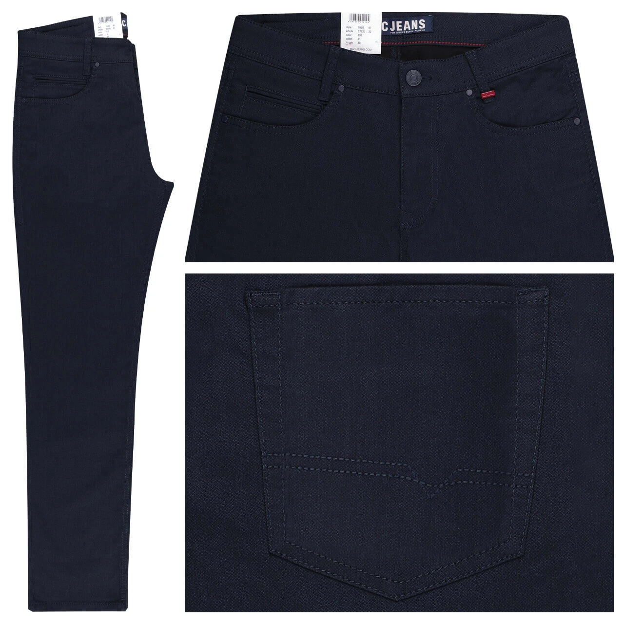 MAC Arne Hose Midnight Blue 1 MAC Arne Hose Midnight Blue