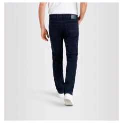 MAC Arne Jeans Blue Black -Modebekleidungs Geschäft mac jeans arne blue black h799 model hinten