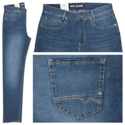 MAC Arne Pipe Jeans Midblue Authentic Used
