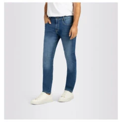 MAC Arne Pipe Jeans Midblue Authentic Used 8 MAC Arne Pipe Jeans Midblue Authentic Used -Modebekleidungs Geschäft mac jeans arne pipe blue H430 model seite