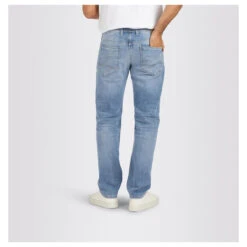 MAC Ben Jeans Authentic Blue Stonewash -Modebekleidungs Geschäft mac jeans ben blau h327 model rueckseite
