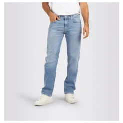 MAC Ben Jeans Authentic Blue Stonewash -Modebekleidungs Geschäft mac jeans ben blau h327 model vorne