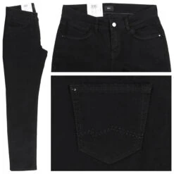 MAC Carrie Pipe Jeans Black Black