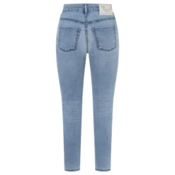 MAC Dream Summer 7/8 Jeans Fashion Bleached Wonderlight -Modebekleidungs Geschäft mac jeans dream summer blau d242 ansicht hinten