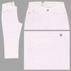 MAC Dream Sun 3/4 Jeans White Denim